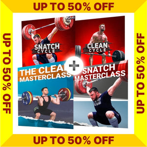 2 MASTERCLASSES + 2 CYCLES - SALE UP TO 50% OFF (Torokhtiy Weightlifting)