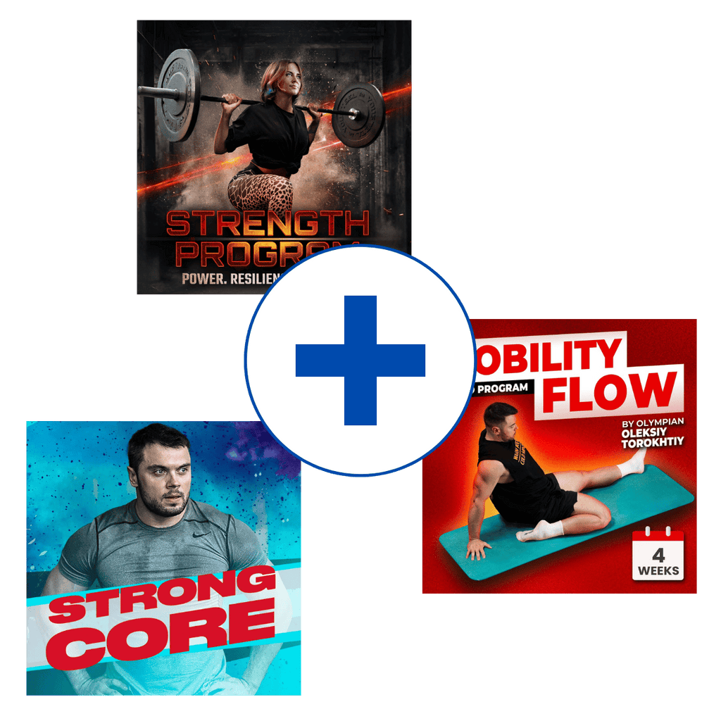 FEMALE STRENGTH PROGRAM + MOBILITY FLOW + STRONG CORE