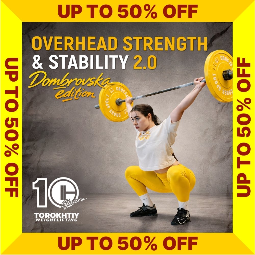 OVERHEAD STRENGTH STABILITY 2.0 DOMBROVSKA EDITION COVER (TOROKHTIY WEIGHTLIFTING)