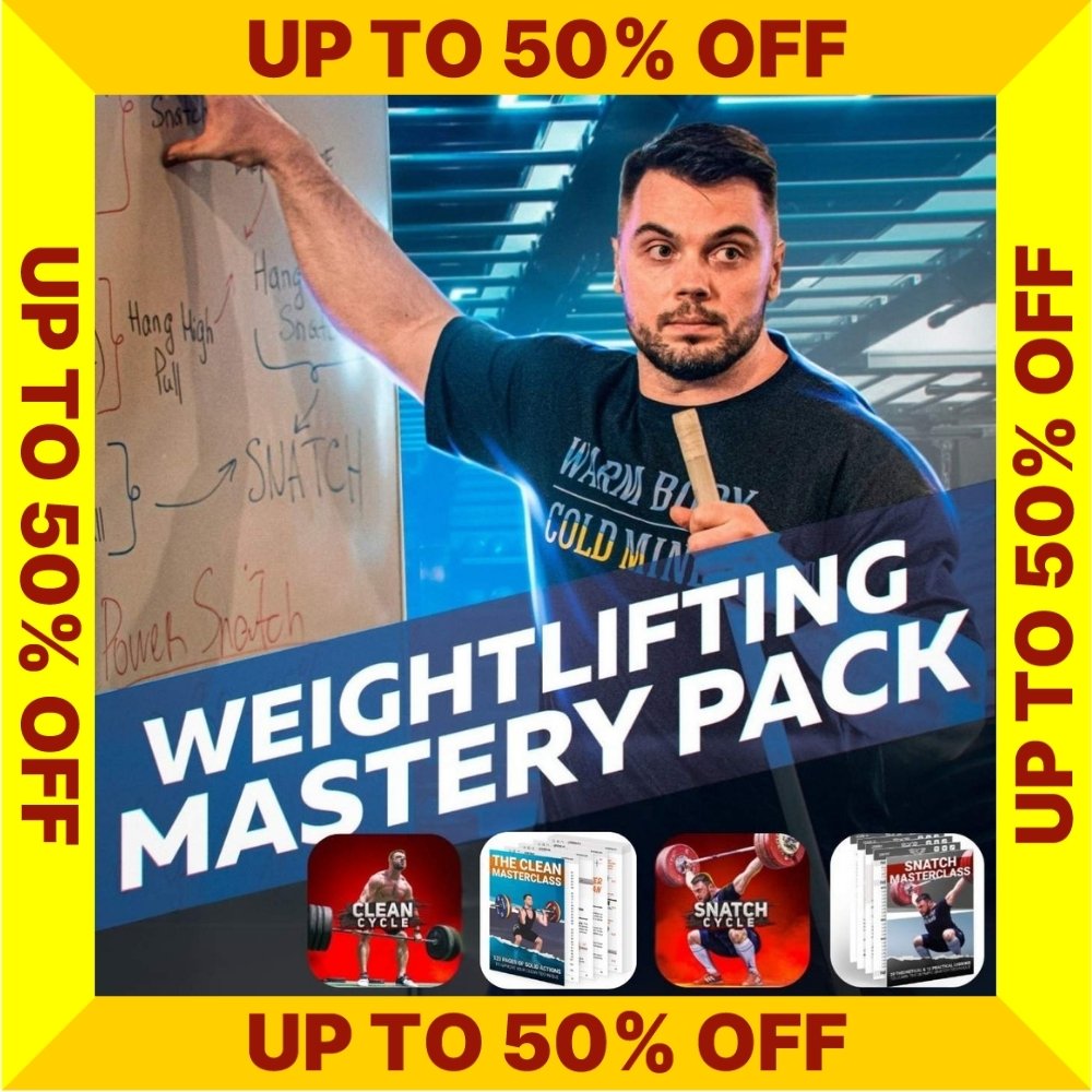 WEIGHTLIFTING MASTERY PACK (4 in 1) - SALE UP TO 50% OFF (Torokhtiy Weightlifting)