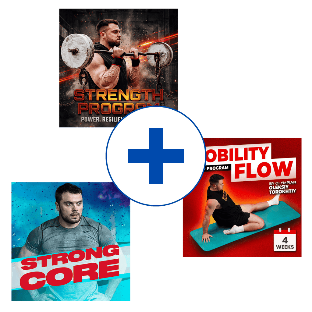 STRENGTH PROGRAM + MOBILITY FLOW + STRONG CORE