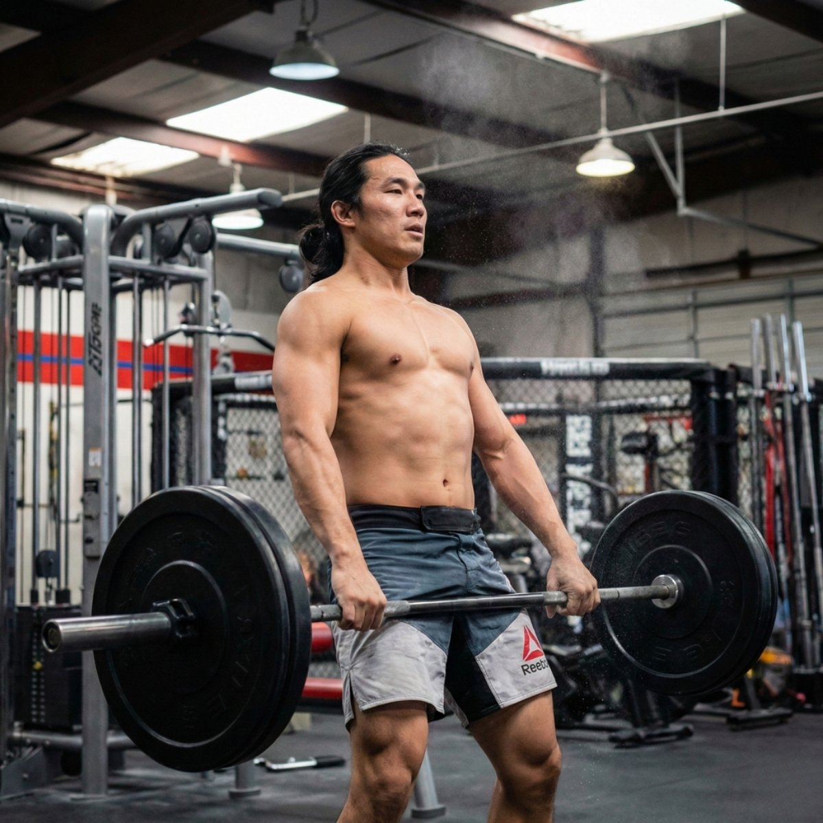 strength training for mma athlet eperforming power clean